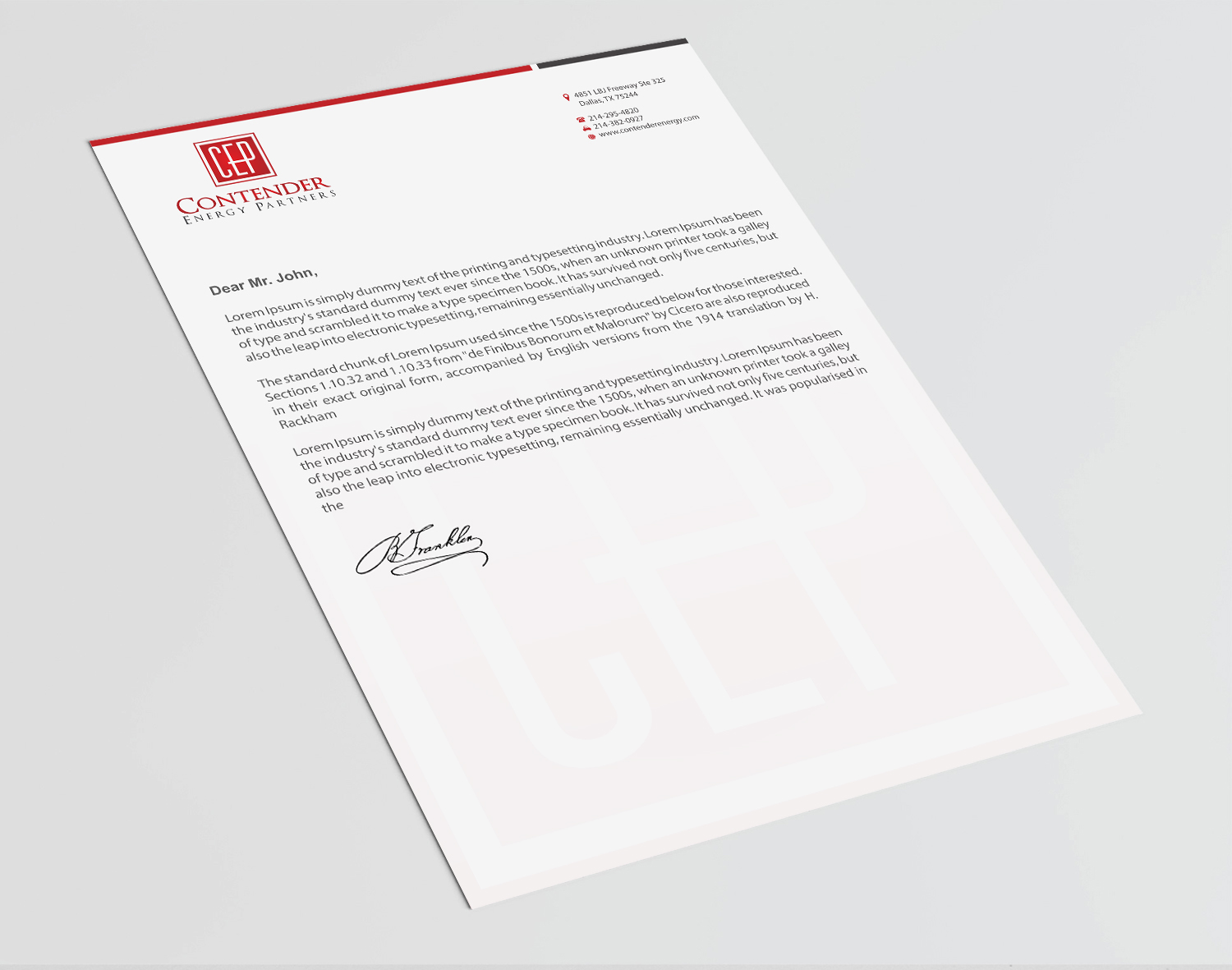 Letterhead Design by Infinitive Technology for this project | Design #18738202