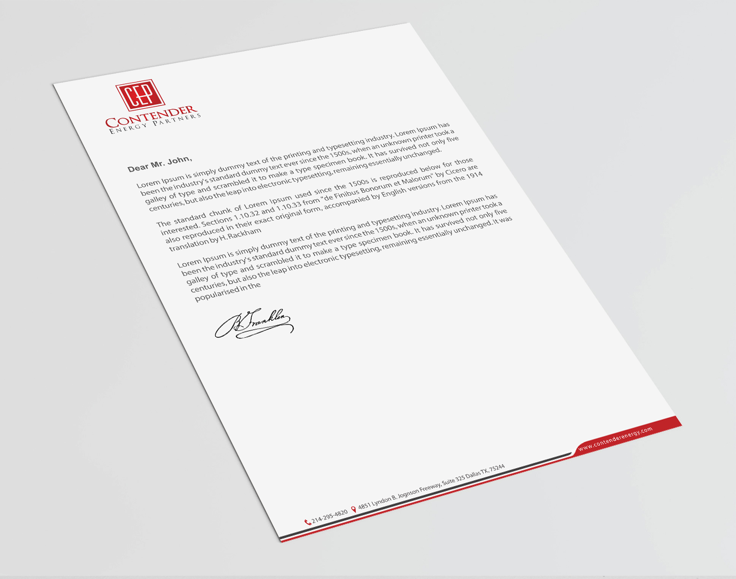 Letterhead Design by Infinitive Technology for this project | Design #18738204