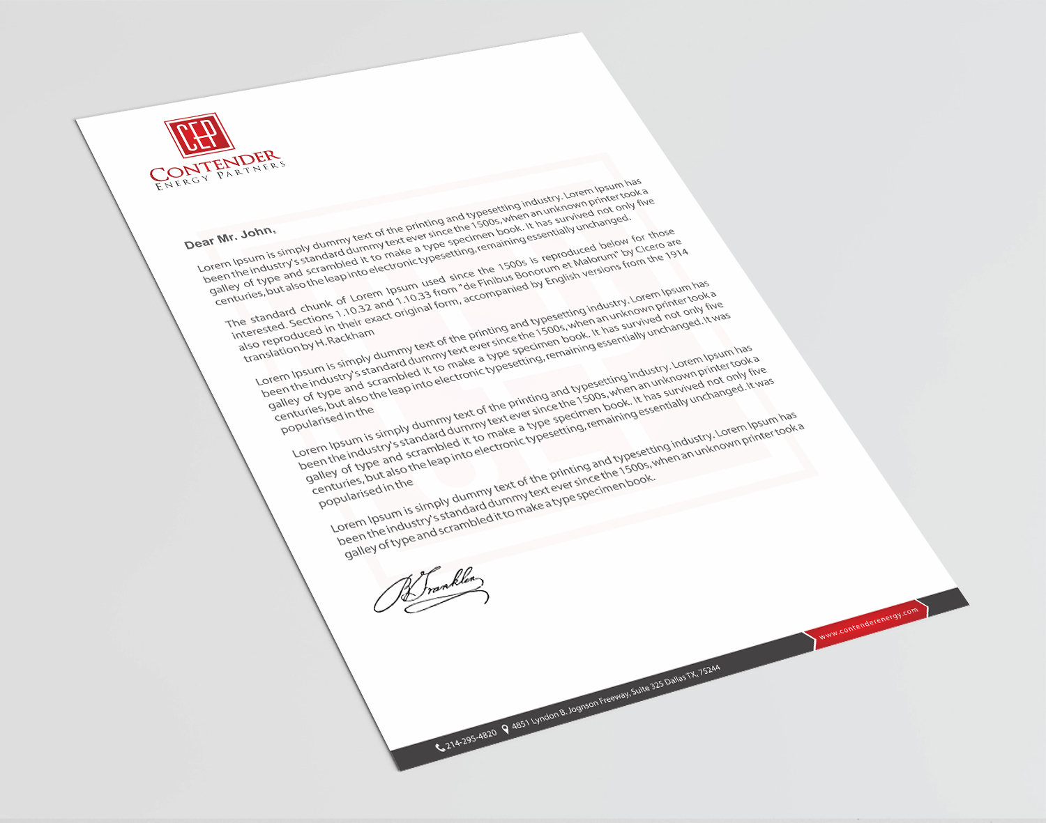 Briefkopf-Design von Infinitive Technology für dieses Projekt | Design #18738205