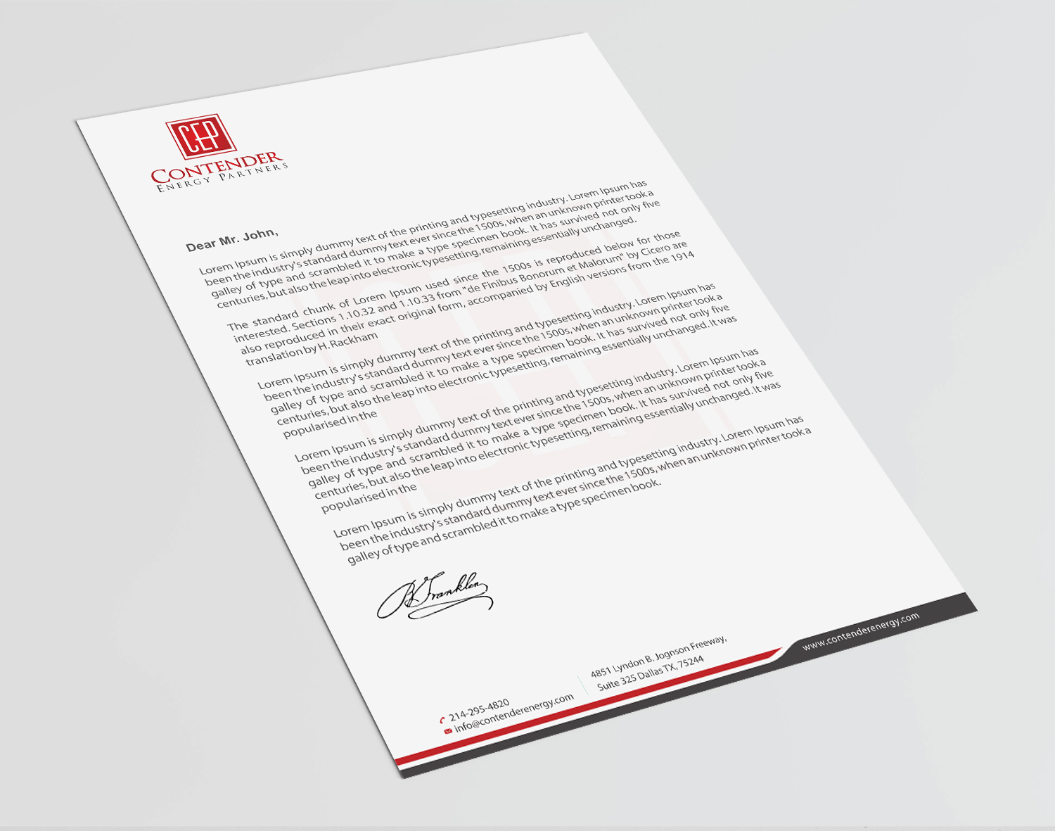 Letterhead Design by Infinitive Technology for this project | Design #18738253