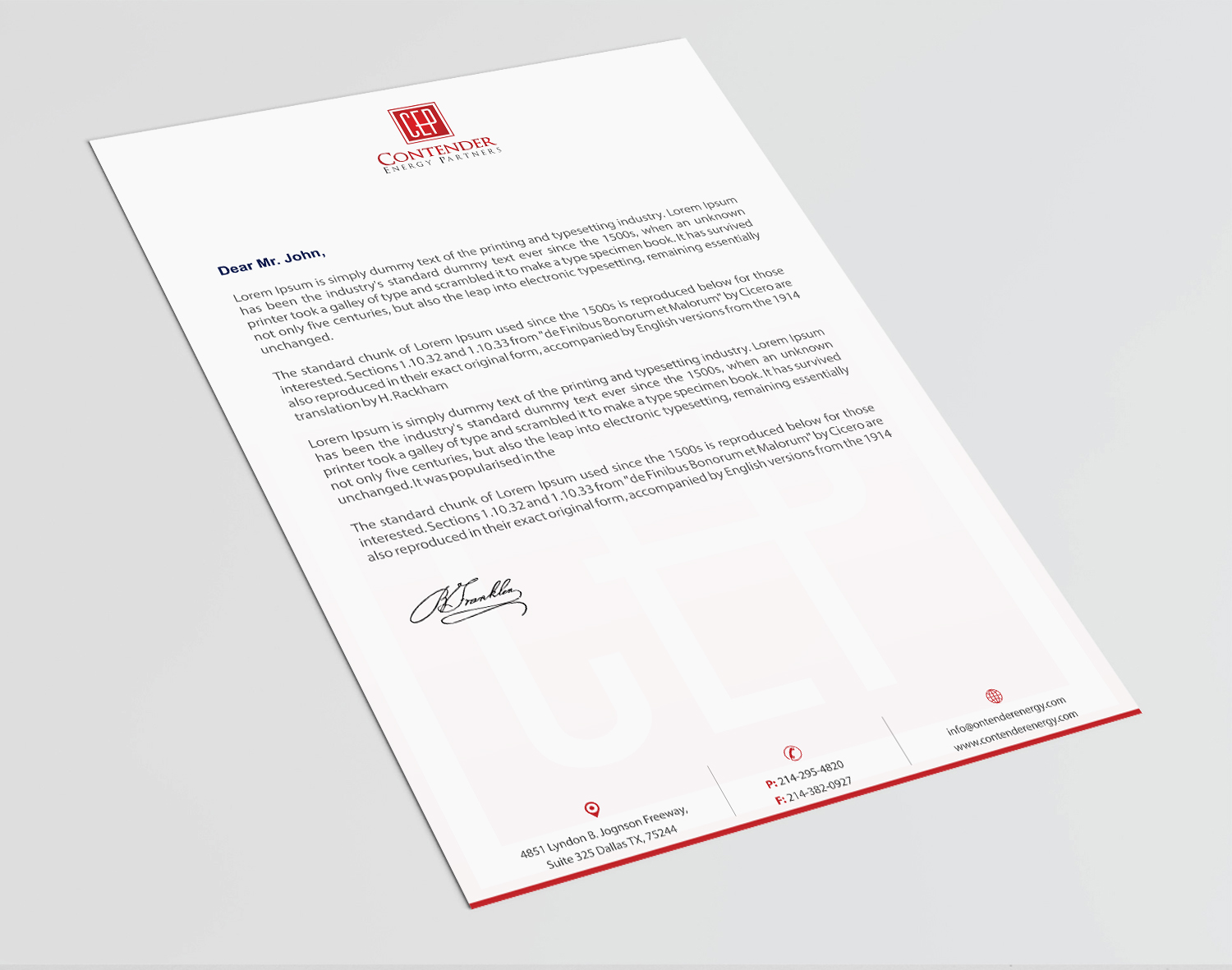 Letterhead Design by Infinitive Technology for this project | Design #18742378