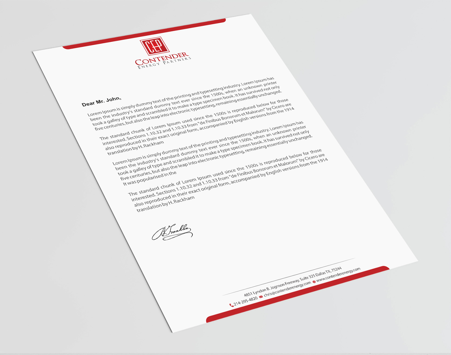 Letterhead Design by Infinitive Technology for this project | Design #18742783