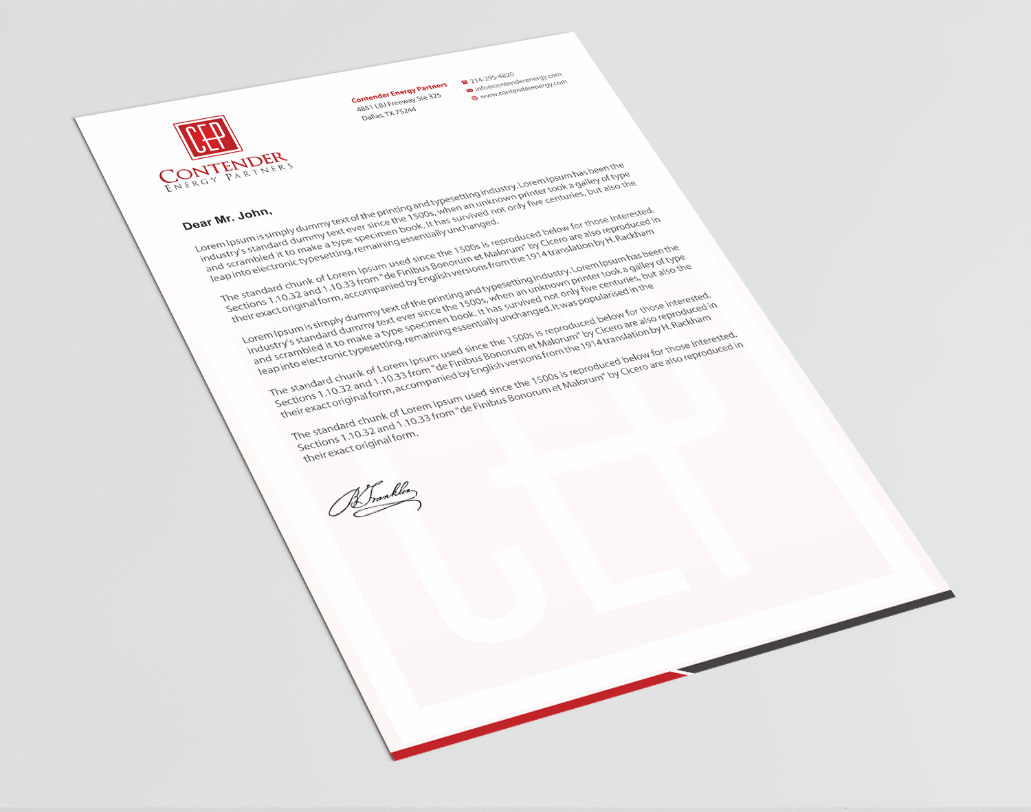 Letterhead Design by Infinitive Technology for this project | Design #18742808