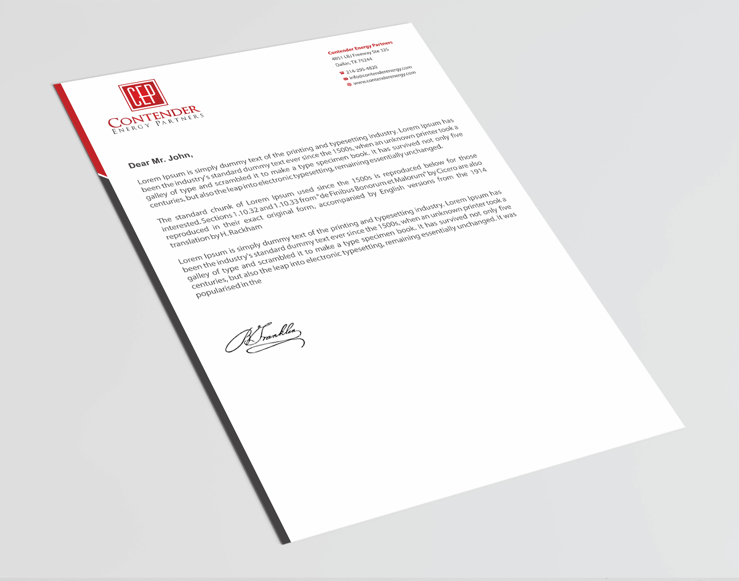 Letterhead Design by Infinitive Technology for this project | Design #18742986