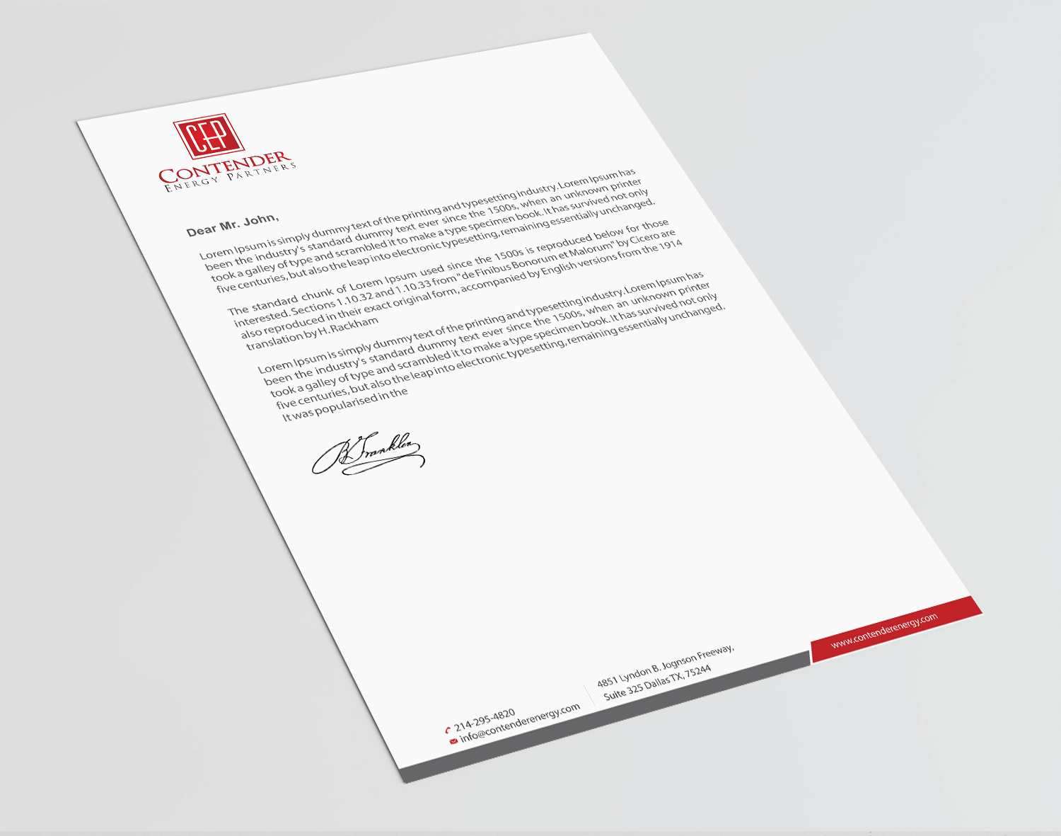 Letterhead Design by Infinitive Technology for this project | Design #18742989