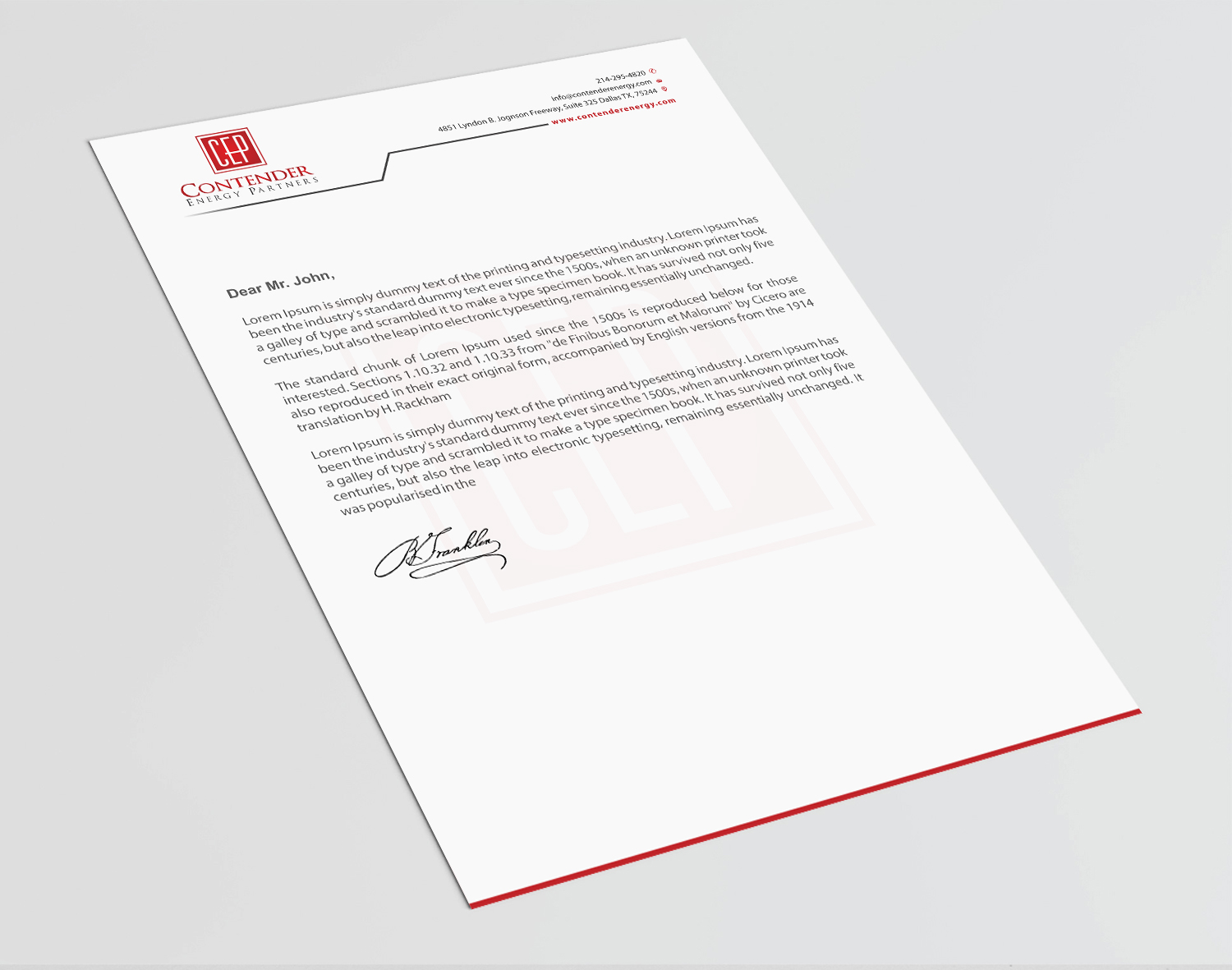Letterhead Design by Infinitive Technology for this project | Design #18743931