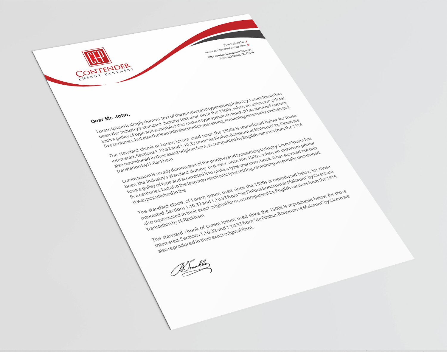 Letterhead Design by Infinitive Technology for this project | Design #18743933