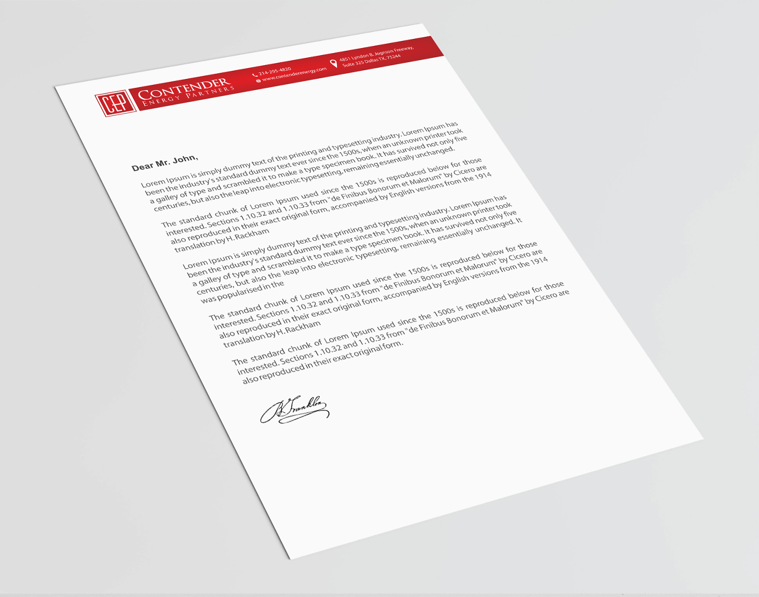 Letterhead Design by Infinitive Technology for this project | Design #18743934