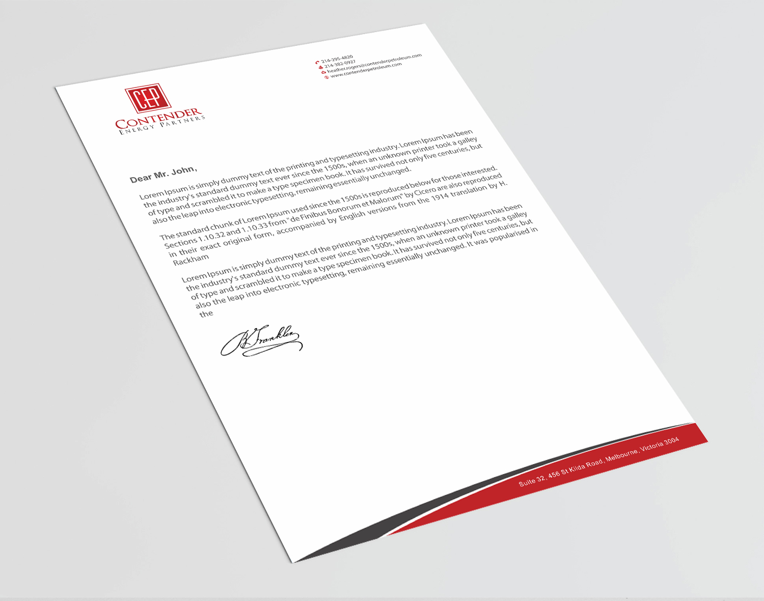 Briefkopf-Design von Infinitive Technology für dieses Projekt | Design #18750372