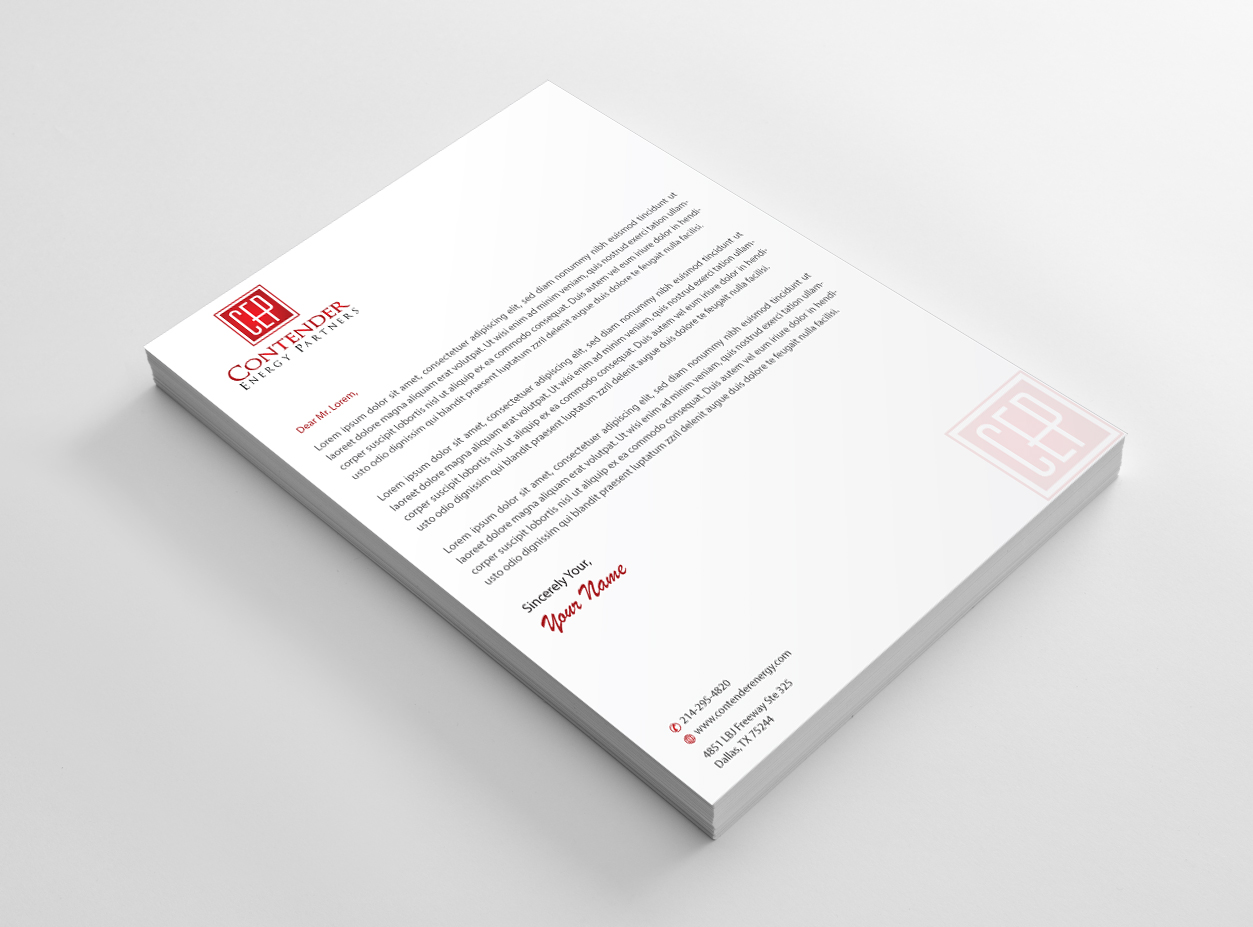 Letterhead Design by Infinitive Technology for this project | Design #18758019