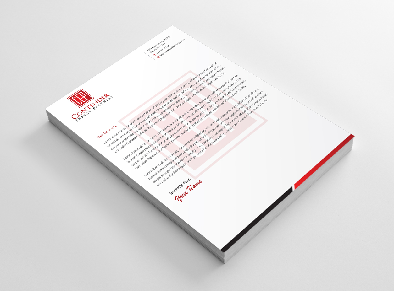 Letterhead Design by Infinitive Technology for this project | Design #18758027