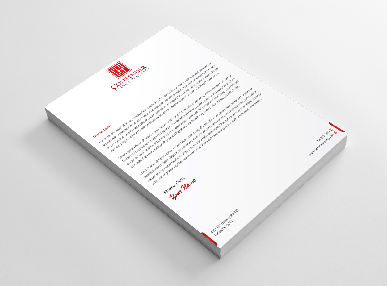 Letterhead Design by Infinitive Technology for this project | Design #18758028