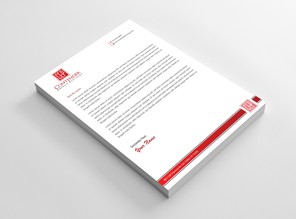 Letterhead Design by Infinitive Technology for this project | Design #18758069