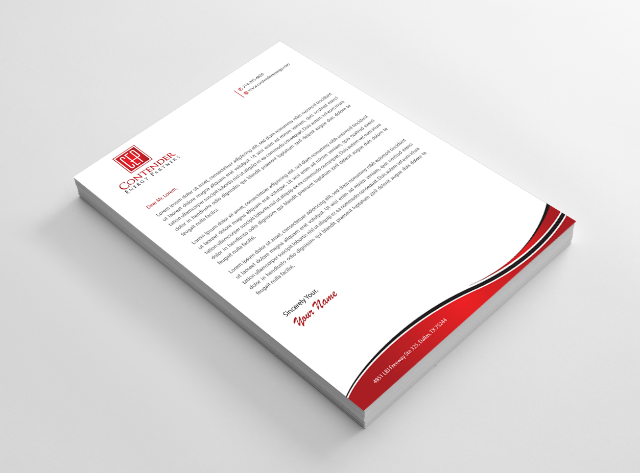 Briefkopf-Design von Infinitive Technology für dieses Projekt | Design #18758071