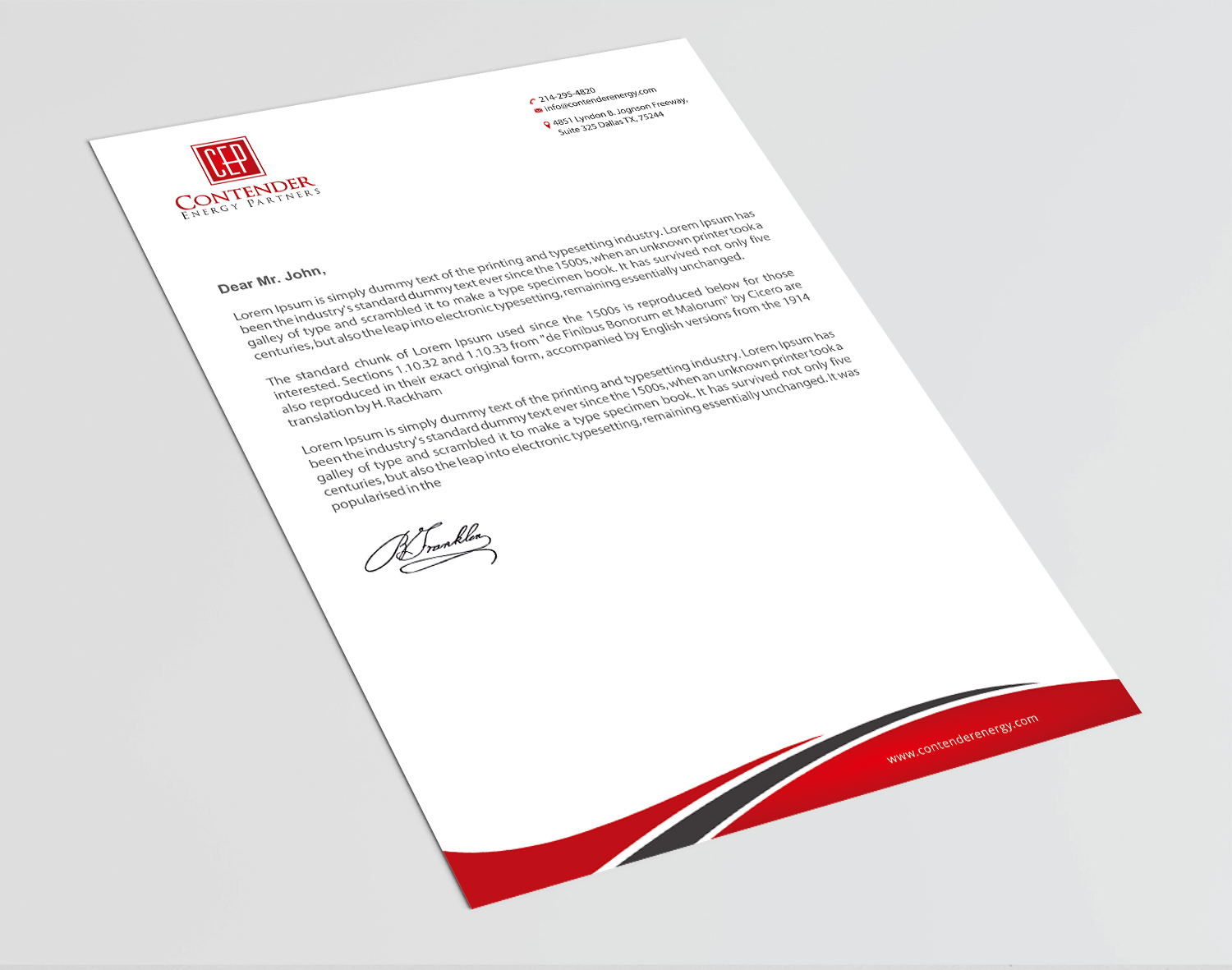 Letterhead Design by Infinitive Technology for this project | Design #18761629