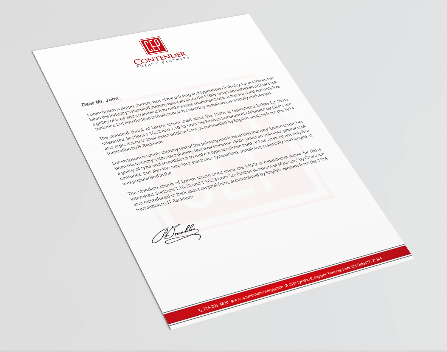 Letterhead Design by Infinitive Technology for this project | Design #18762518