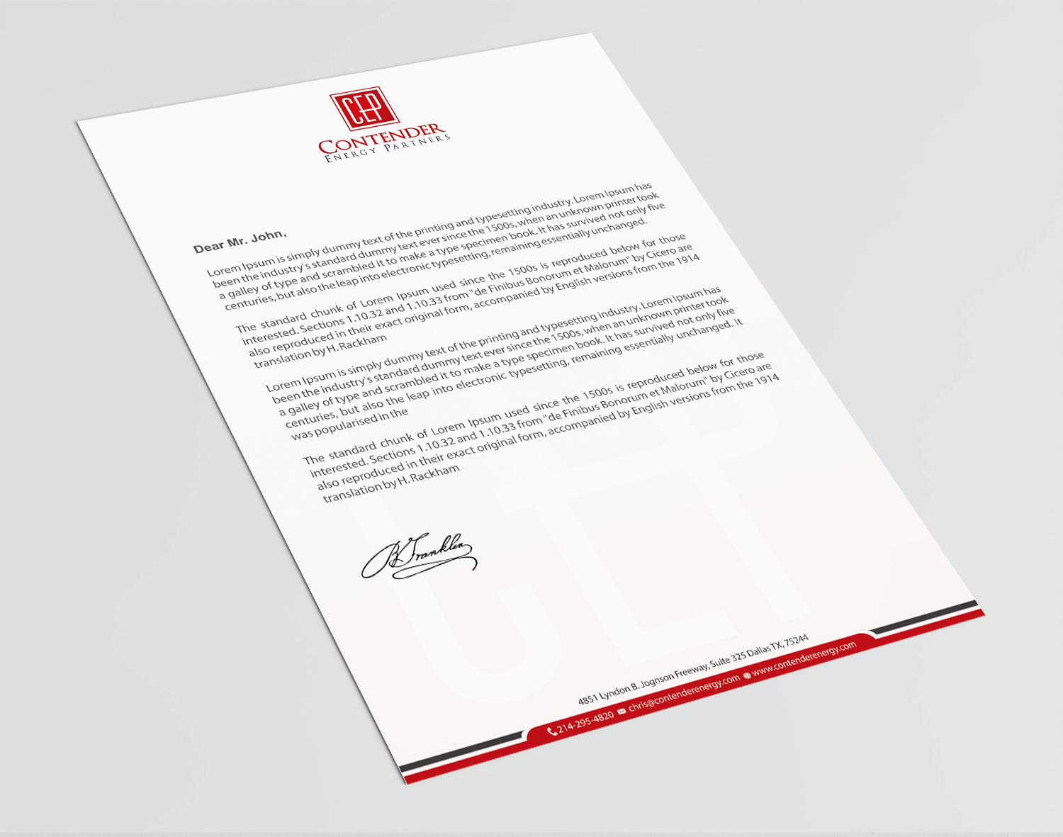 Letterhead Design by Infinitive Technology for this project | Design #18762564
