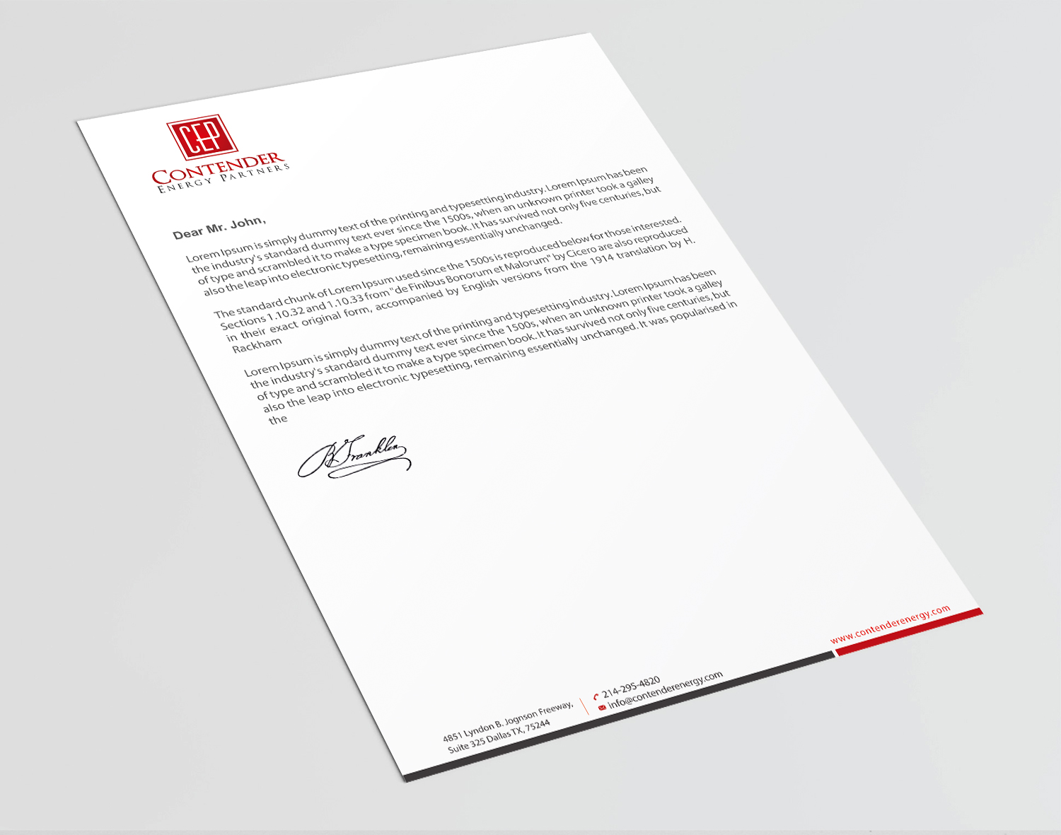 Letterhead Design by Infinitive Technology for this project | Design #18762623