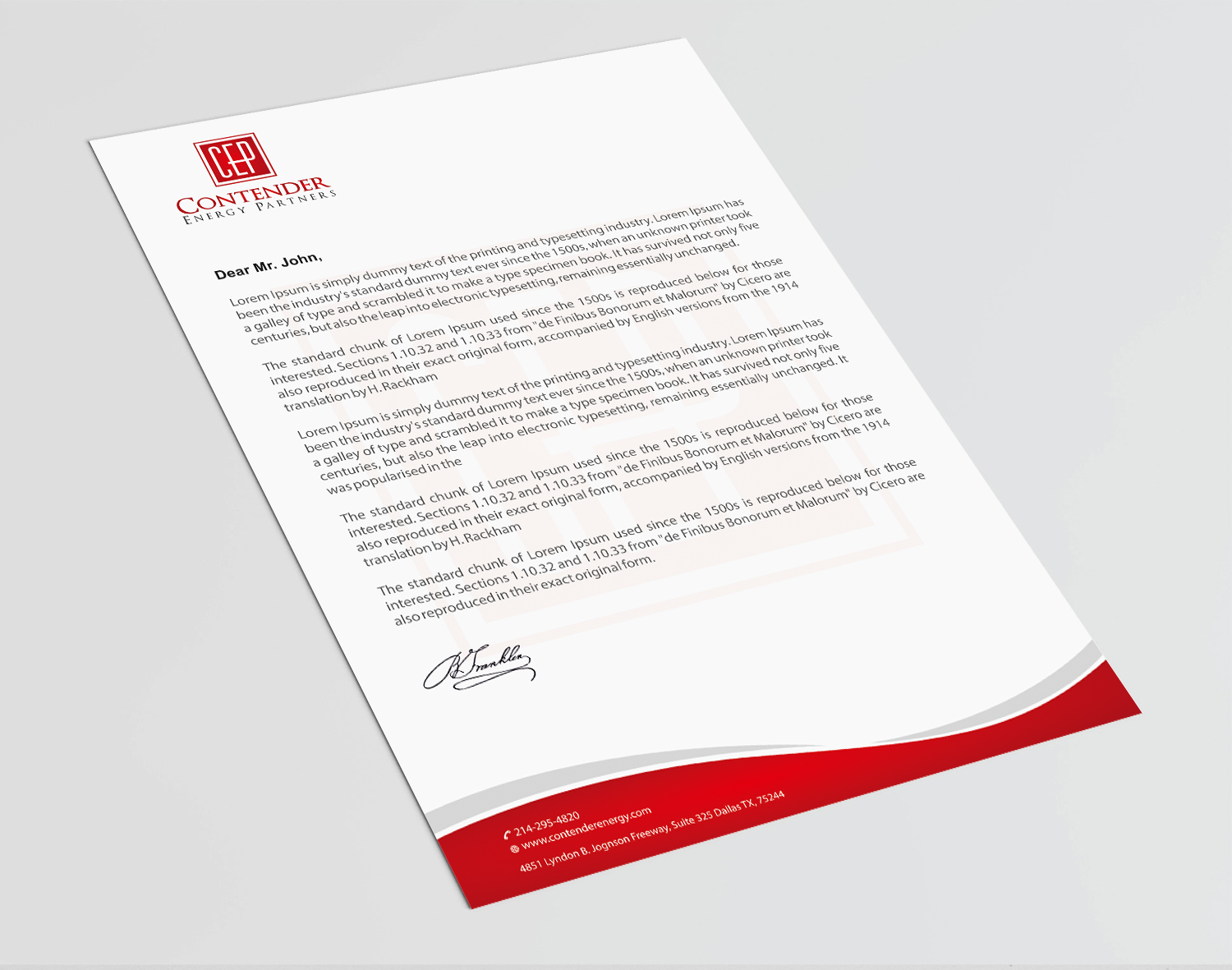 Letterhead Design by Infinitive Technology for this project | Design #18762624