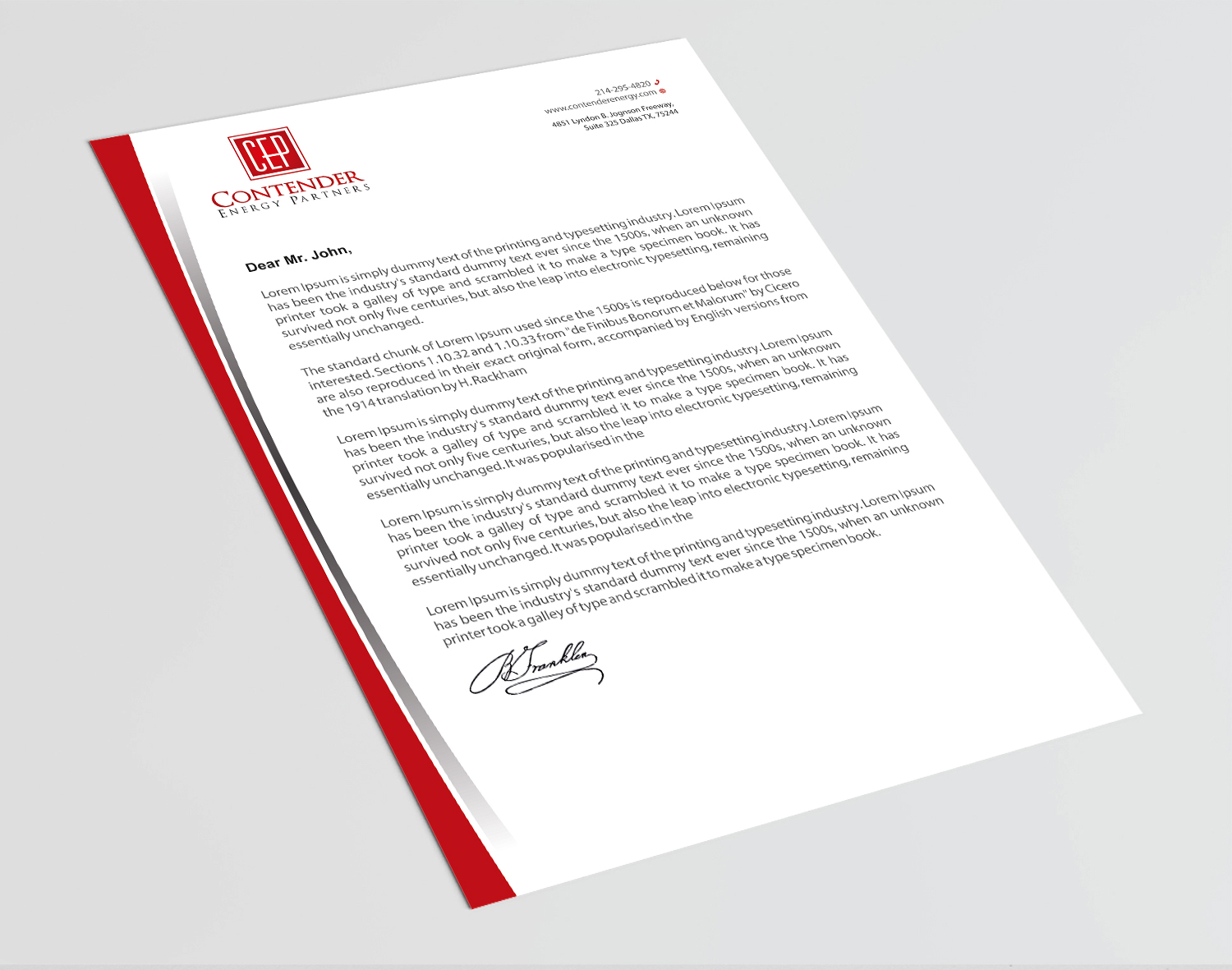 Letterhead Design by Infinitive Technology for this project | Design #18766466