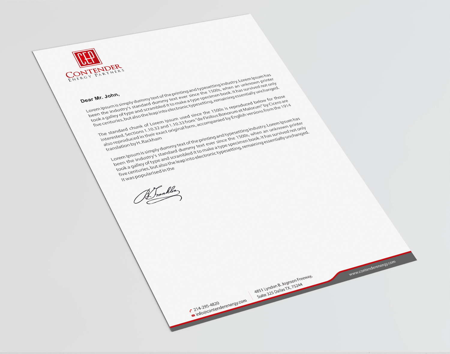 Letterhead Design by Infinitive Technology for this project | Design #18766473