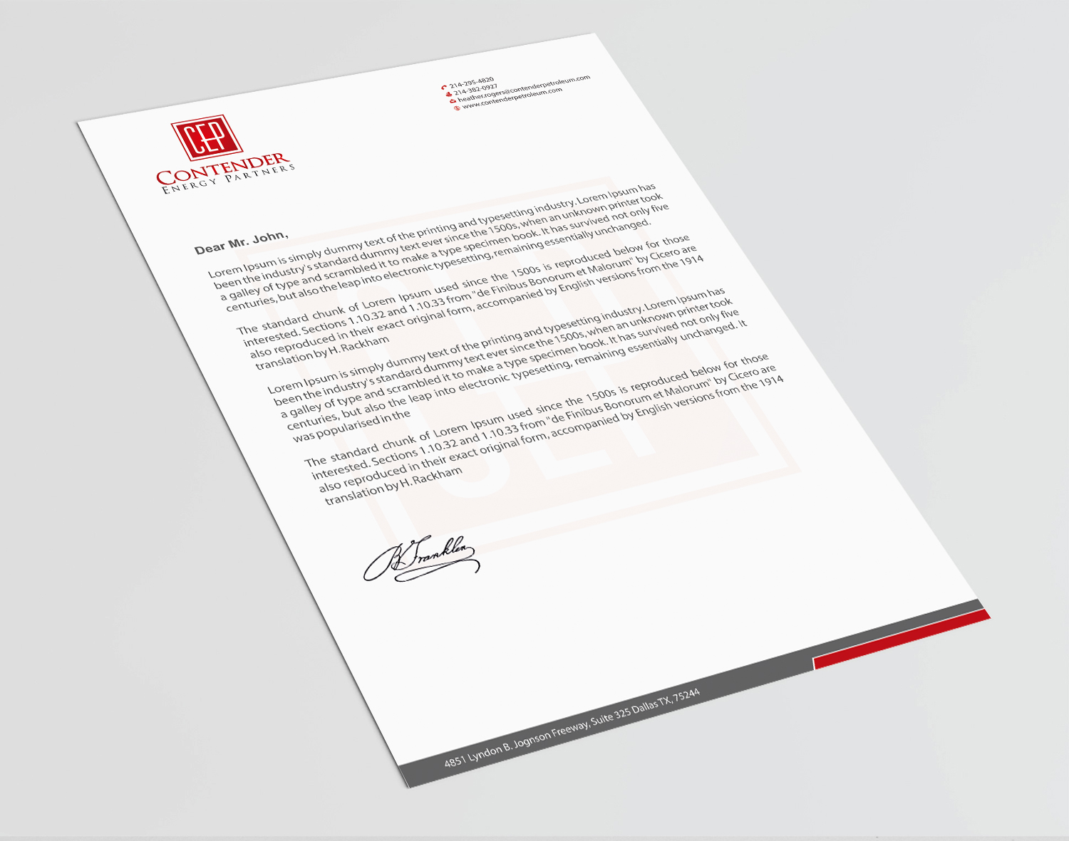 Letterhead Design by Infinitive Technology for this project | Design #18766474