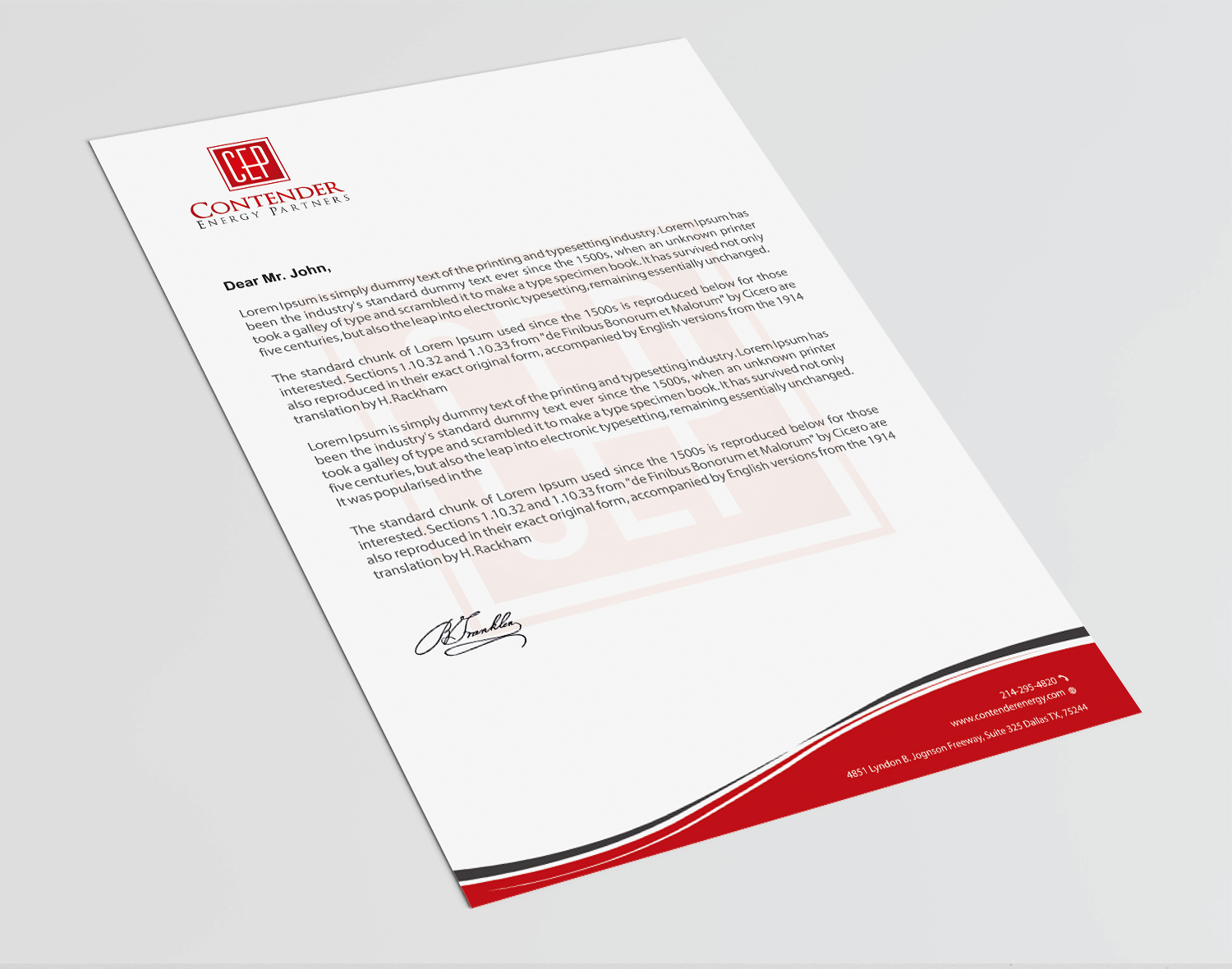 Letterhead Design by Infinitive Technology for this project | Design #18766579