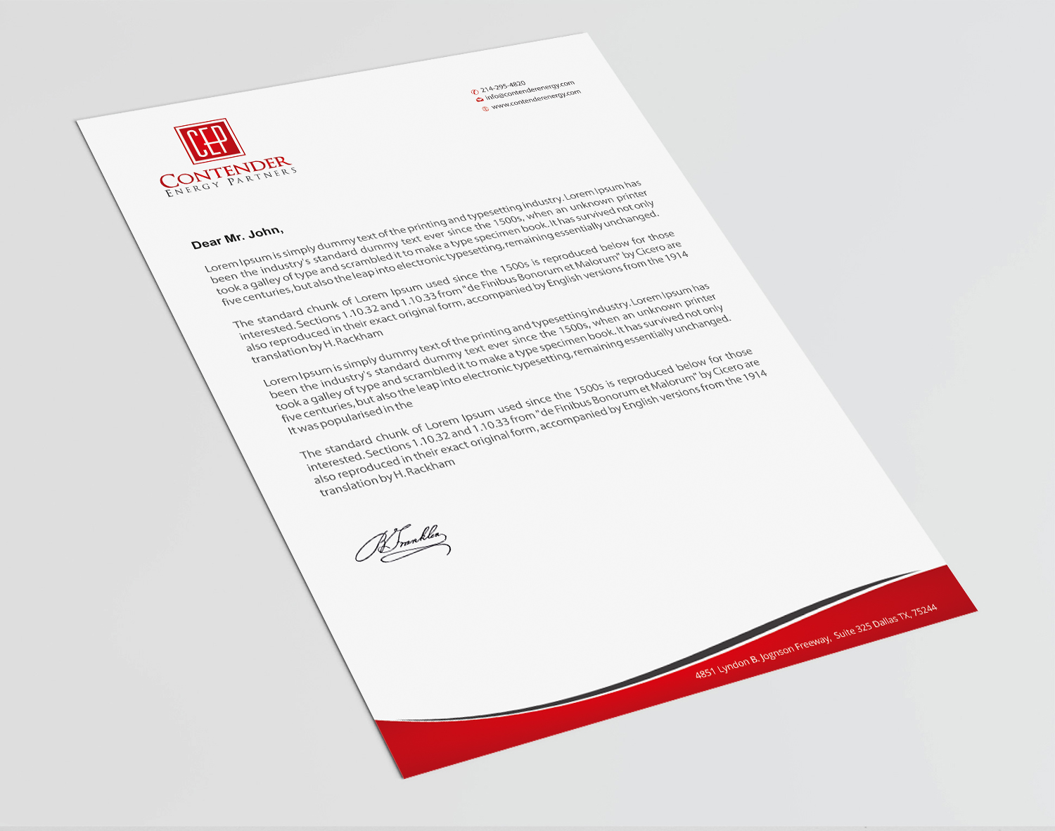 Letterhead Design by Infinitive Technology for this project | Design #18766581