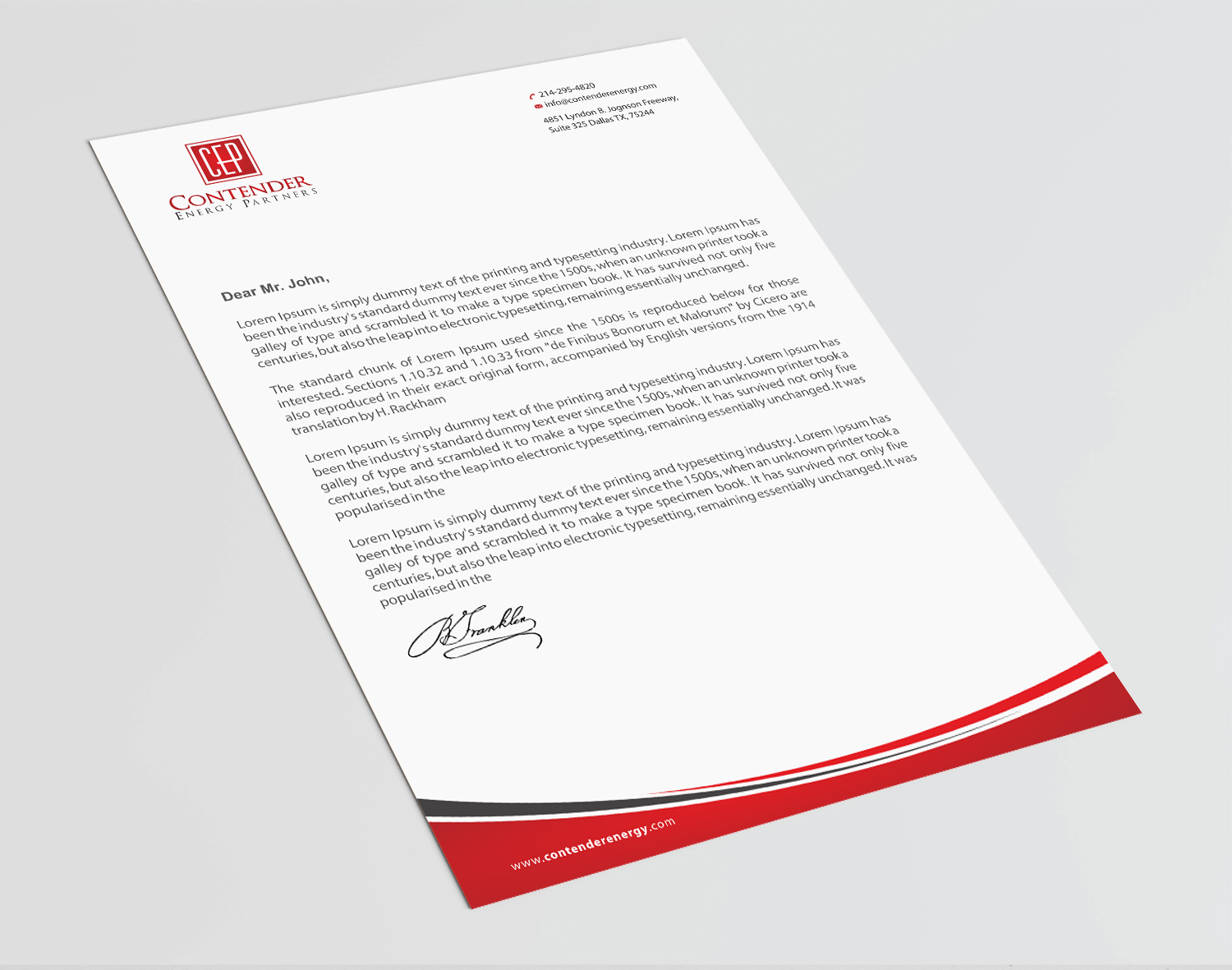 Letterhead Design by Infinitive Technology for this project | Design #18778082