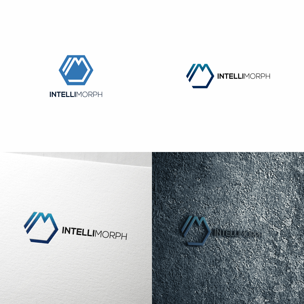Blue Hexagon Logo Design by Garagephic