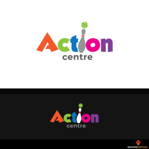 Action Centre (with Action being the focus of the logo) | Logo Design by Graphic Bricks