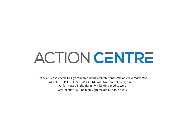 Logo Design by juie design for Action Centre | Design #18777775
