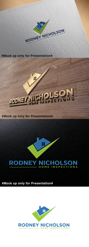 Logo Design by designmind78 for Rodney Nicholson Home Inspections | Design: #18751481
