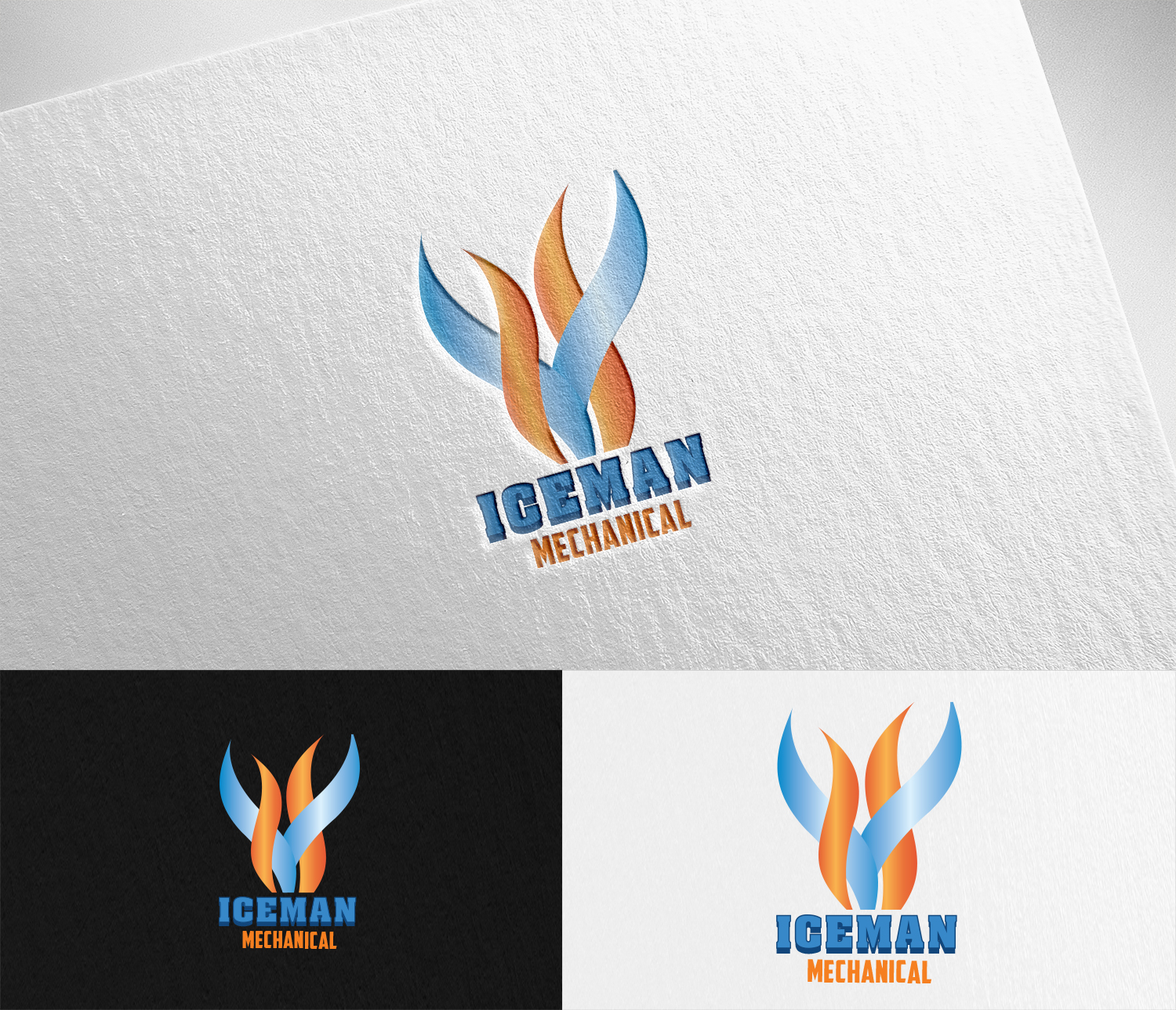 Logo Design by SAI DESIGNS for Iceman Mechanical LLC | Design #18752819
