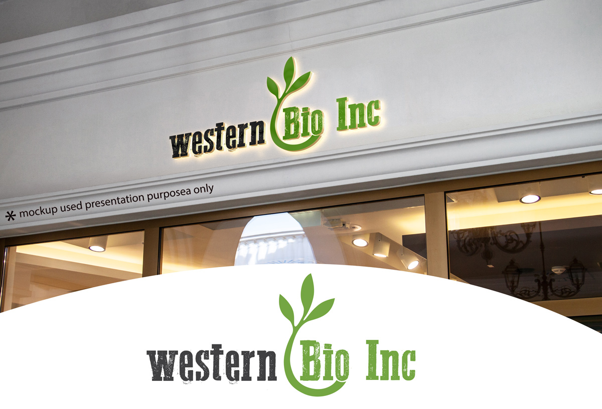 Logo Design by A S design @ for Western Bio Inc | Design #18775434