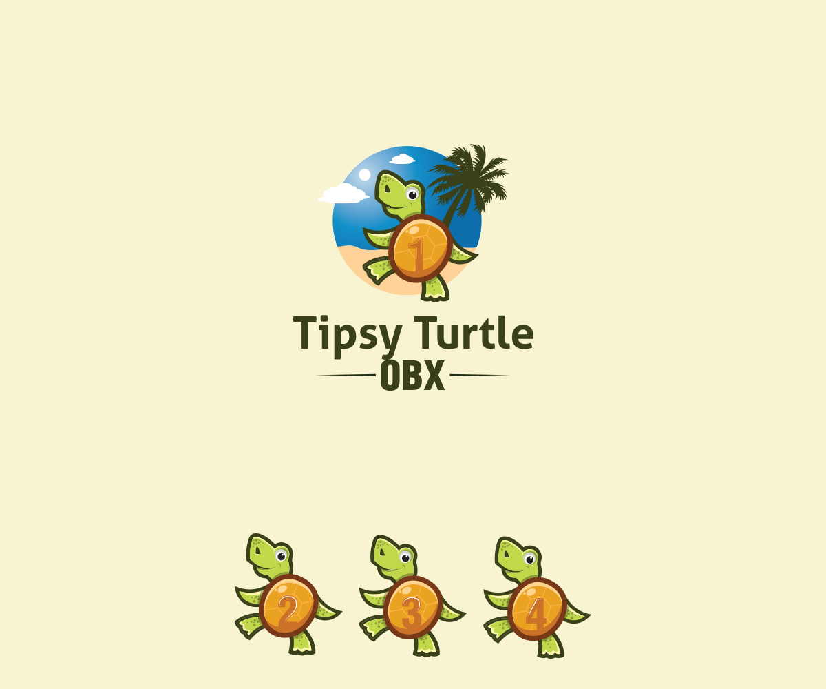 Logo Design by S. Shin for Tipsy Turtle OBX | Design #18752968
