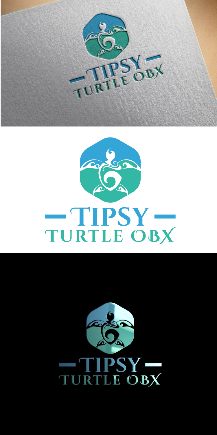 Logo Design by Sanjida  Akter for Tipsy Turtle OBX | Design: #18757162