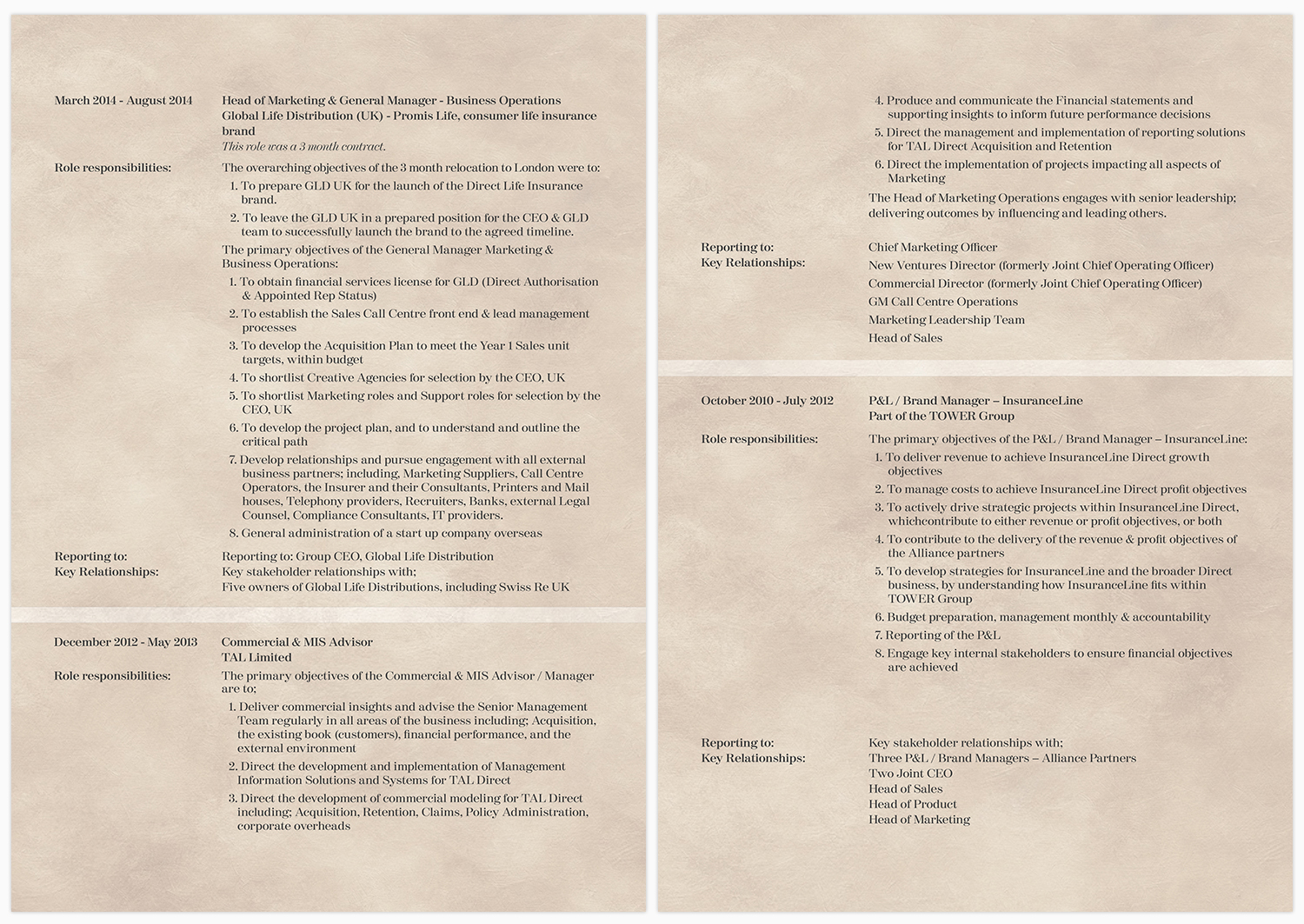 Diseño de Curriculum por senja para este proyecto | Diseño #19265595