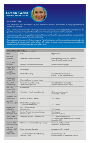 Resume Design by yadavsushil for this project | Design #19333222