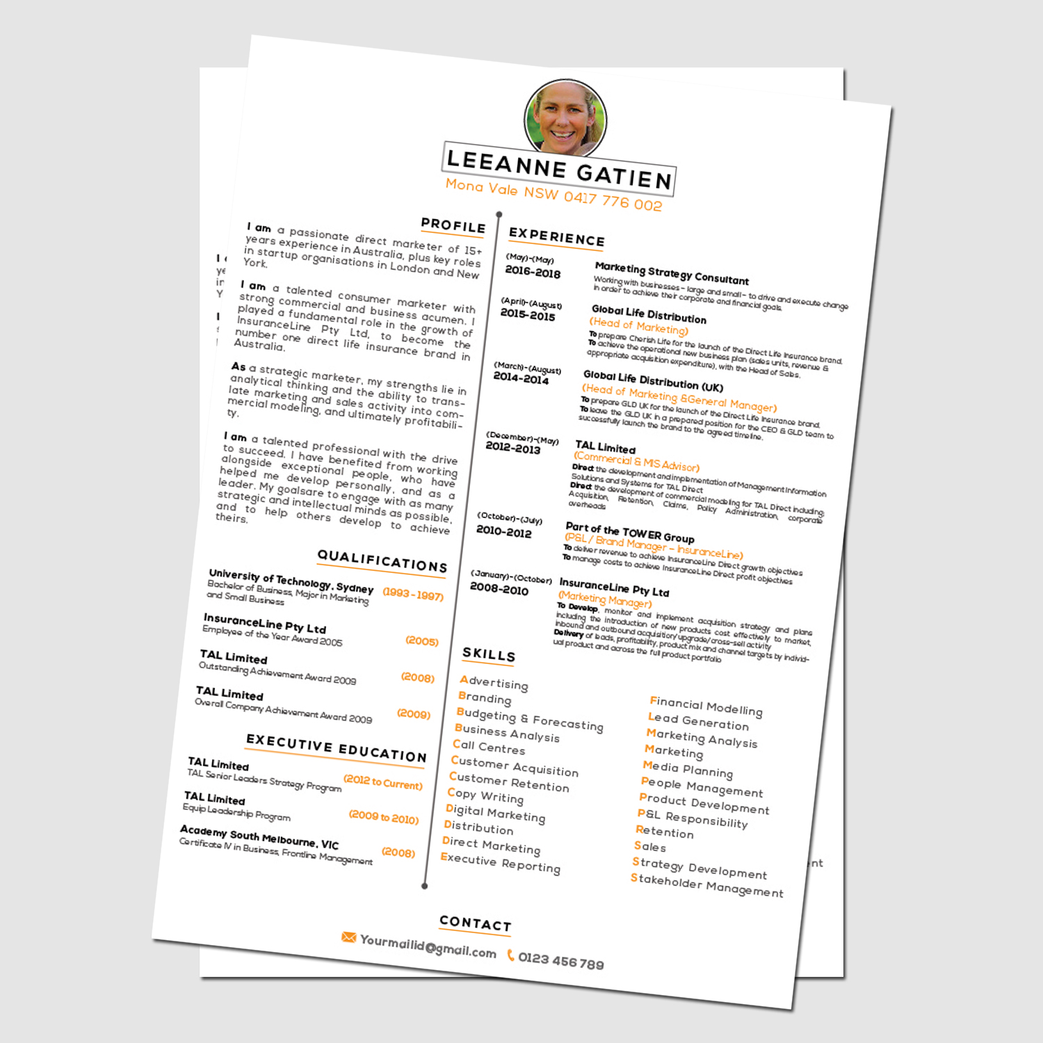 Diseño de Curriculum por Your_Design para este proyecto | Diseño #18759779