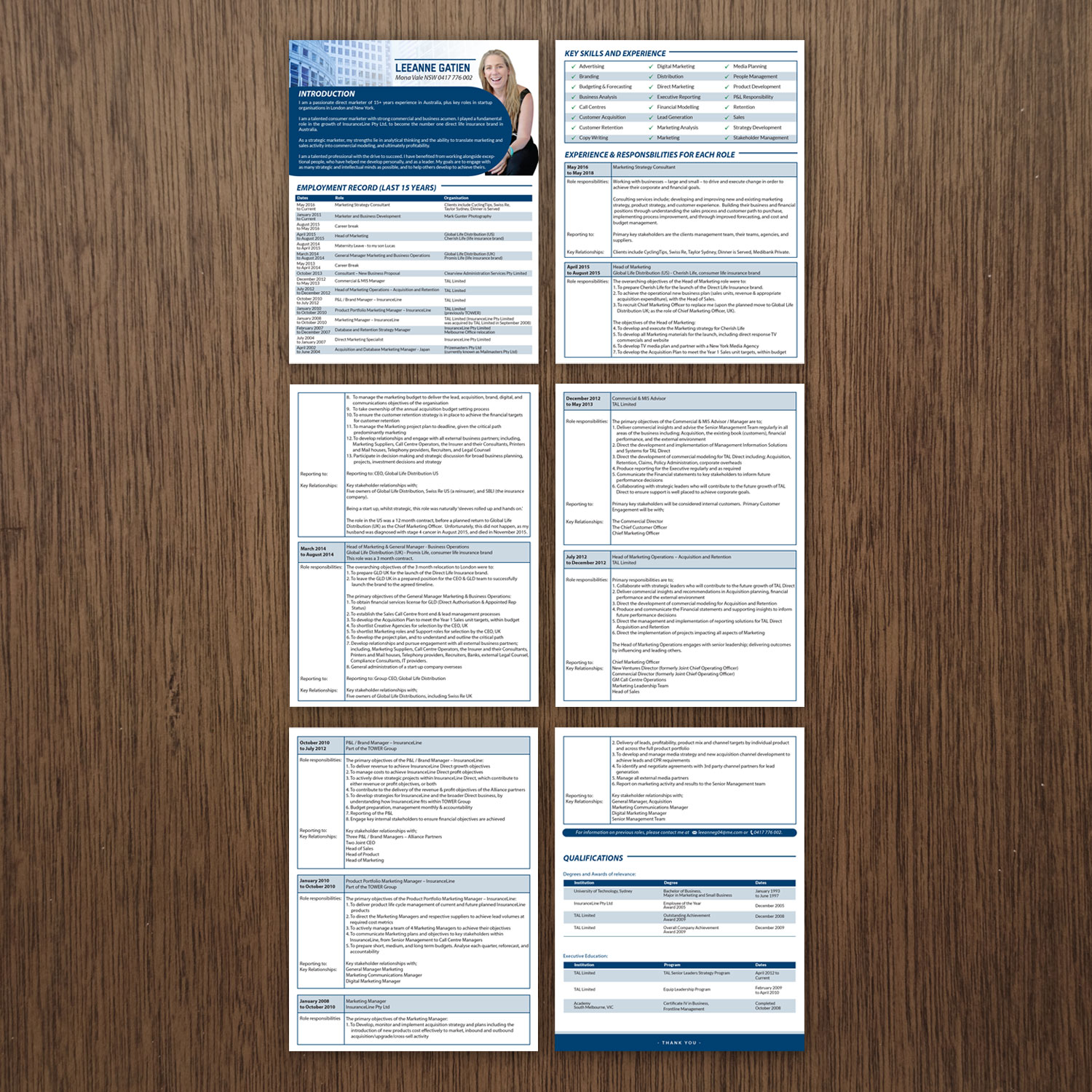 Resume Design by - SWING - for this project | Design #18768078