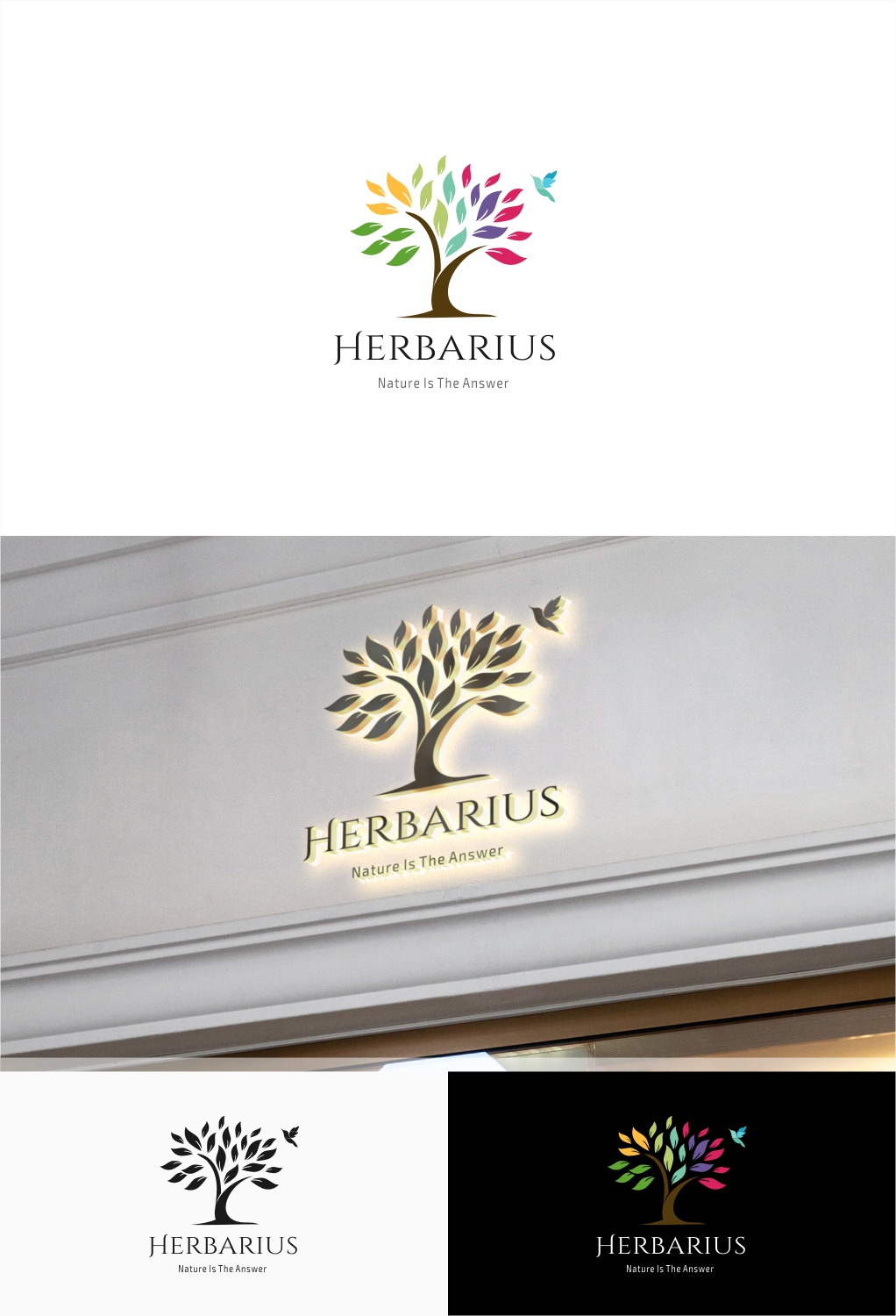 Logo Design by Exotic Blue for Herbarius | Design #18749705
