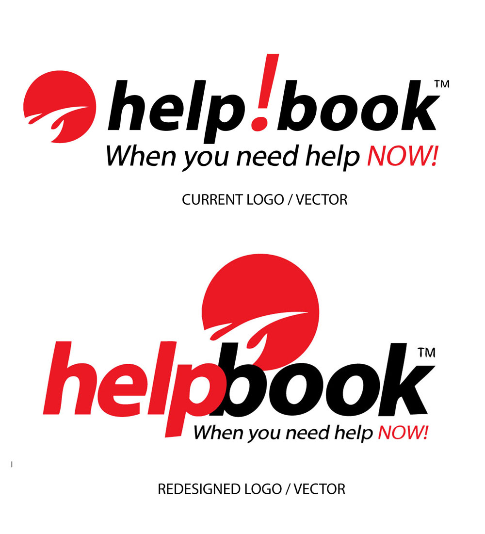 Vector Design by brenriddle.com for HelpBook, Inc. | Design #2883809