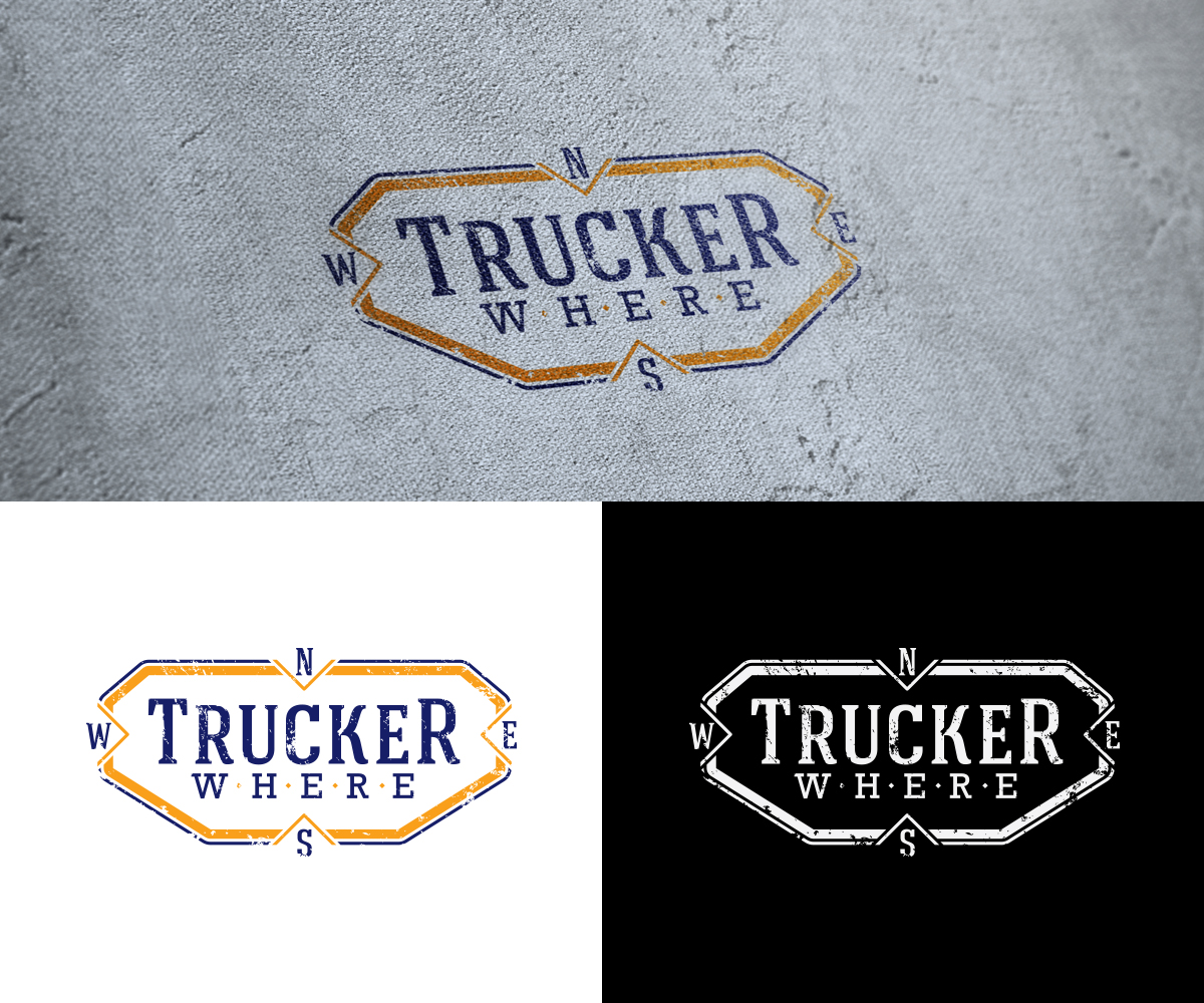 Logo Design by A.G.D. for TruckerWhere | Design #3116155