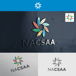 NACSAA must be included in the picture logo | Logo Design by Paperfox Designs