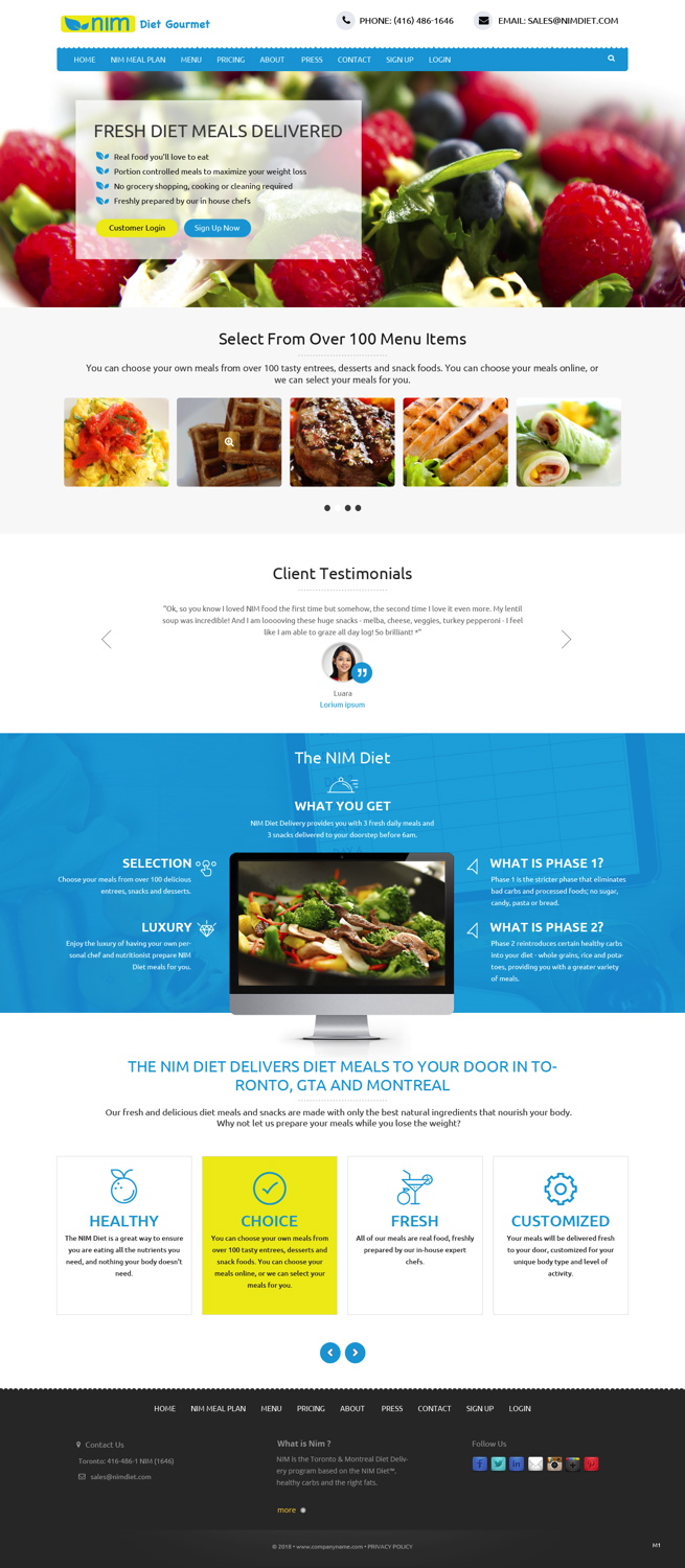 Wordpress Design by pb for this project | Design #18800151