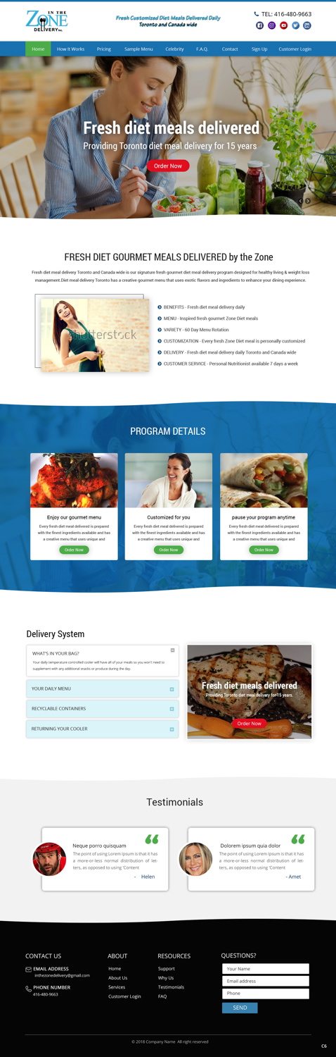 Web Design by pb for this project | Design #18755536