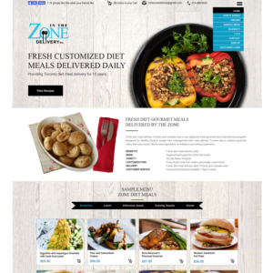 Healthy Meal Delivery Website needs a new face lift | Diseño Web por Rajib Bhattacharya