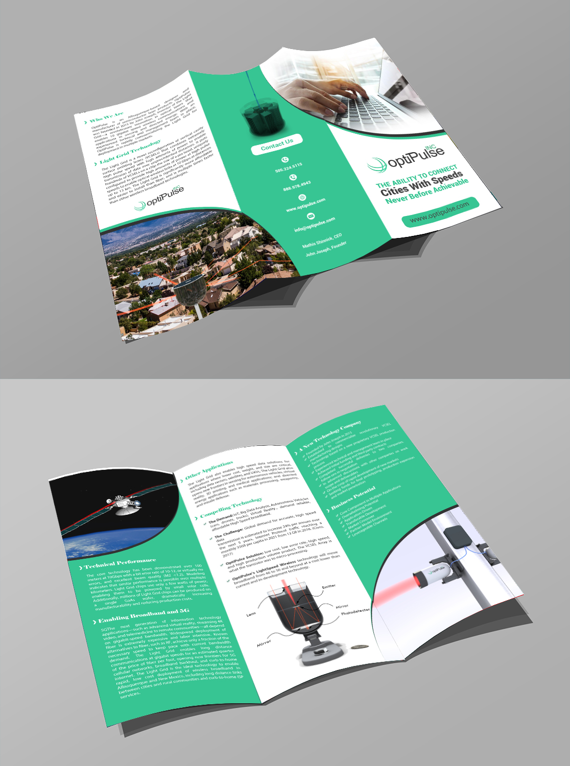 Broschüren-Design von debdesign für optiPulse, Inc. | Design #18778579