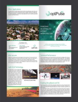 Design de Brochure par Deziners Zone pour optiPulse, Inc. | Design : #18752351